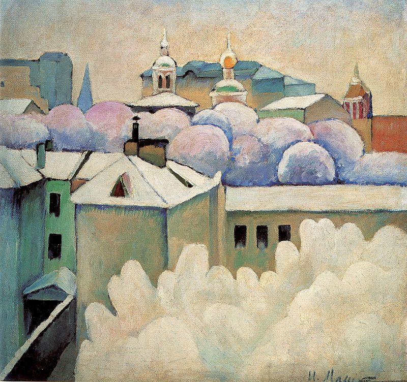 Mashkov, Ilya Winter Landscape oil painting image